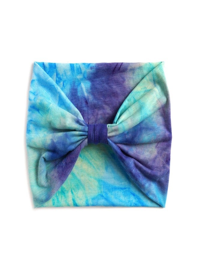 XFyt Microfiber Tie-Dye Yoga Hair Bands|Stay Stylish And Sweat-Free Bandana Workout Sweatband|Fashionable Head Bands For Your Fitness Gym Running (Dark Blue) - Image 4