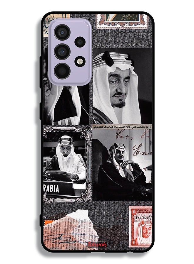 Tolwak غطاء حماية لهاتف سامسونج جالاكسي A52 5G - ملصق ملك فيصل الكلاسيكي - Image 1