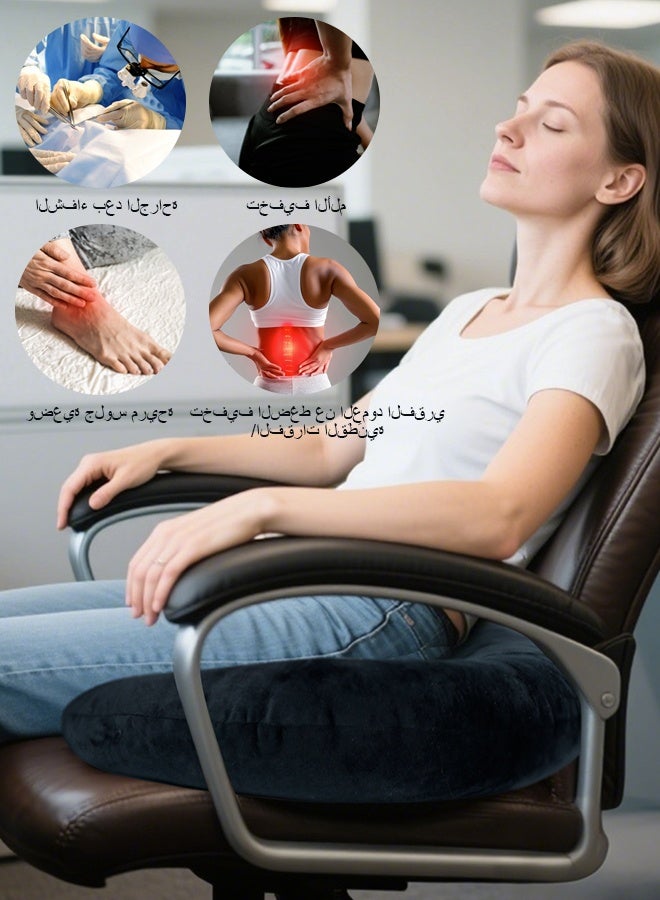 BBL Surgery Pillow, Post BBL Recovery Cushion for Sitting & Sleeping, Orthopedic Foam Wedge Pillow for Women, Lumbar & Hip Support, Seat Cushion for Post-Op Comfort, BBL Pillow for Recovery, Driving Donut Hemorrhoid Pillow, Seat Support Hip Cushion, BBL Post Surgery Recovery Must Haves - Image 4