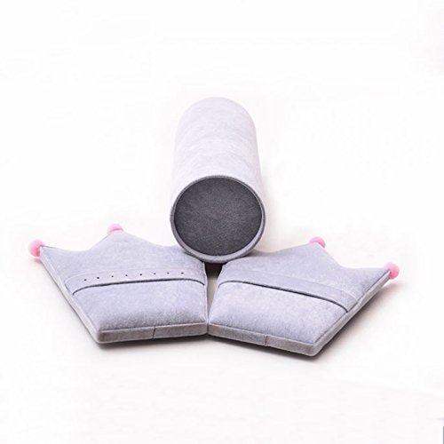TINTON LIFE® Hairband Hair Clasp Holder Display Stand with Earring Organizer(Grey) - Image 3