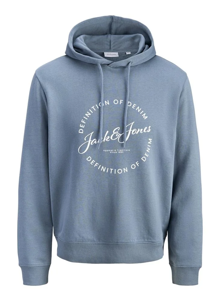 JACK & JONES  Graphic Pullover Hoodie for Men | Best Price UAE