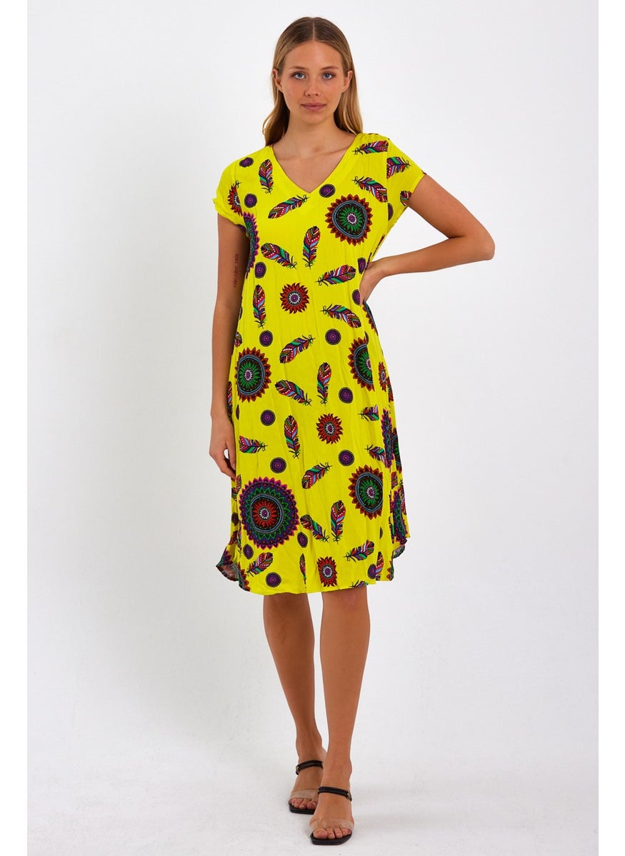 Rodi Women's Patterned Dress DS23YB0011T5  - Image 5
