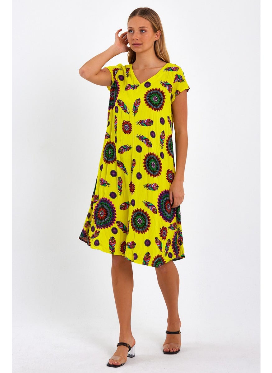 Rodi Women's Patterned Dress DS23YB0011T5  - Image 3