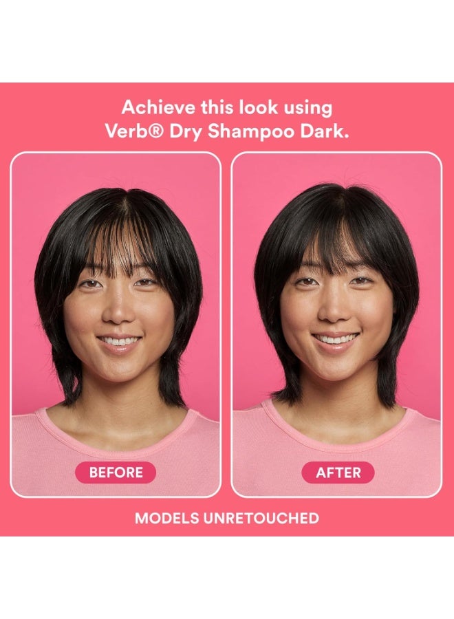 VERB Dry Shampoo Dark, 1.7 oz â€“ Refresh, Absorb Oils + Extends Styles - Refreshing Dry Shampoo Spray for Dark Tones - Vegan, No Parabens or Harmful Sulfates - Image 4