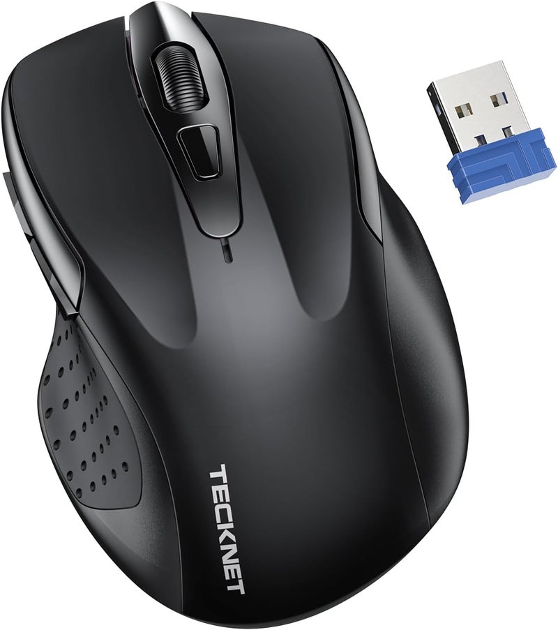 TECKNET Wireless Mouse for Laptop, Silent Mouse Quiet Click, Computer Mice Wireless, 6 Adjustable 4000 DPI Computer Mice - Image 1
