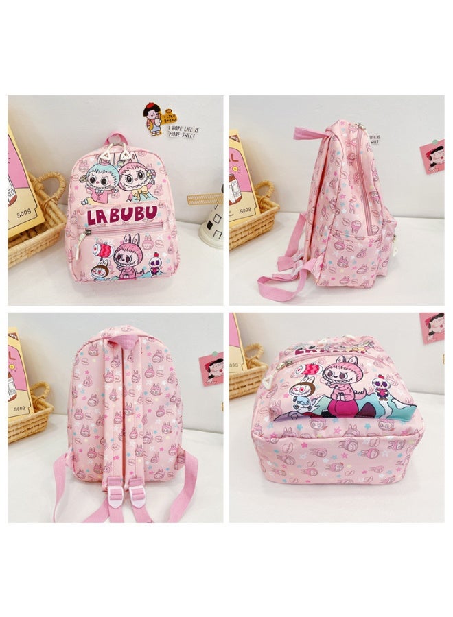 Labubu Children's Backpack New Cute Lightweight Backpack Large Capacity High Value Labubu Kindergarten Schoolbag 32*25*12CM - Image 4