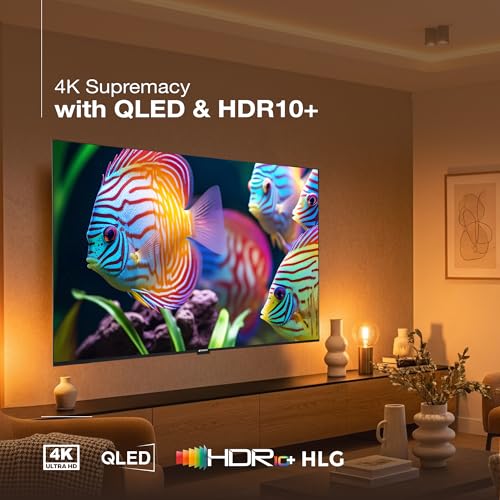 SANSUI 127cm (50) 4K QLED Google TV with Dolby Vision, HDR10+, Dolby Atmos, HSR 120Hz Refresh Rate, MEMC, 30W Surround Sound, FloLED Panel JSW50UG23Q (Black) - Image 2