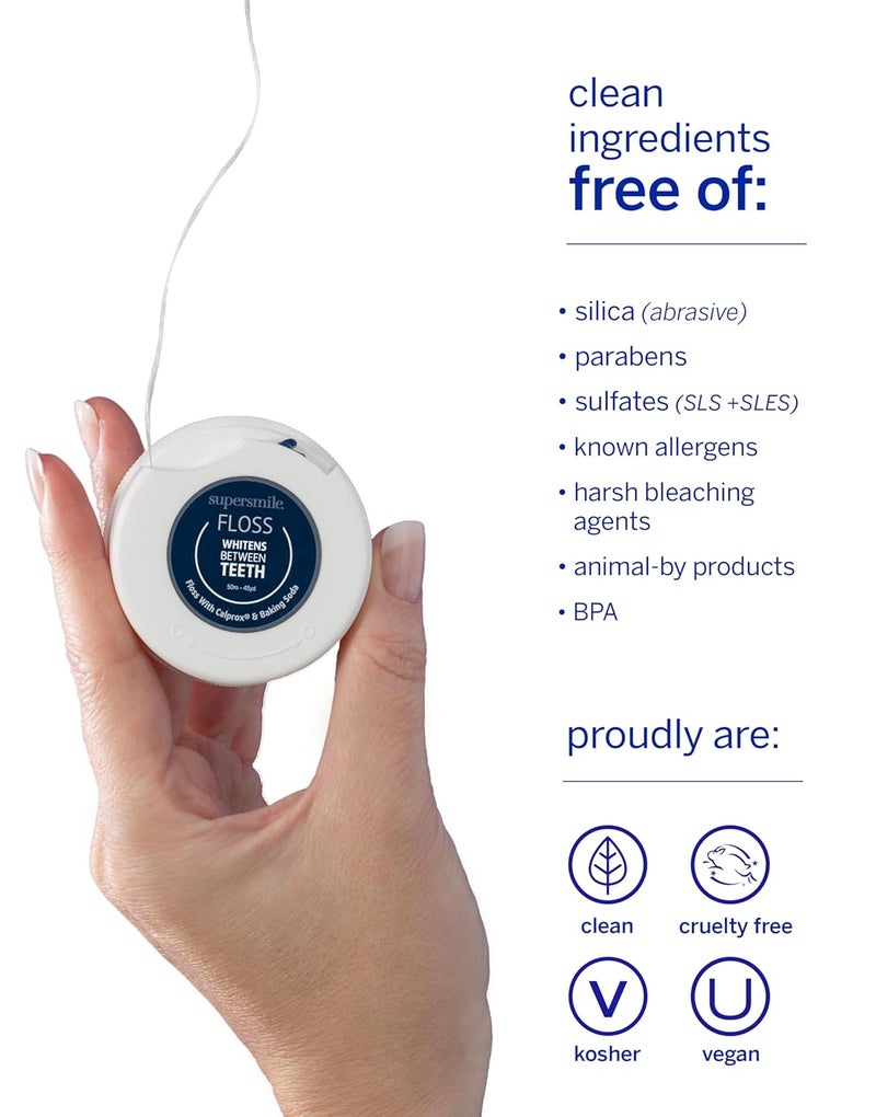 Supersmile Professional Whitening Dental Floss  1 Count Pack of 1 - Image 3