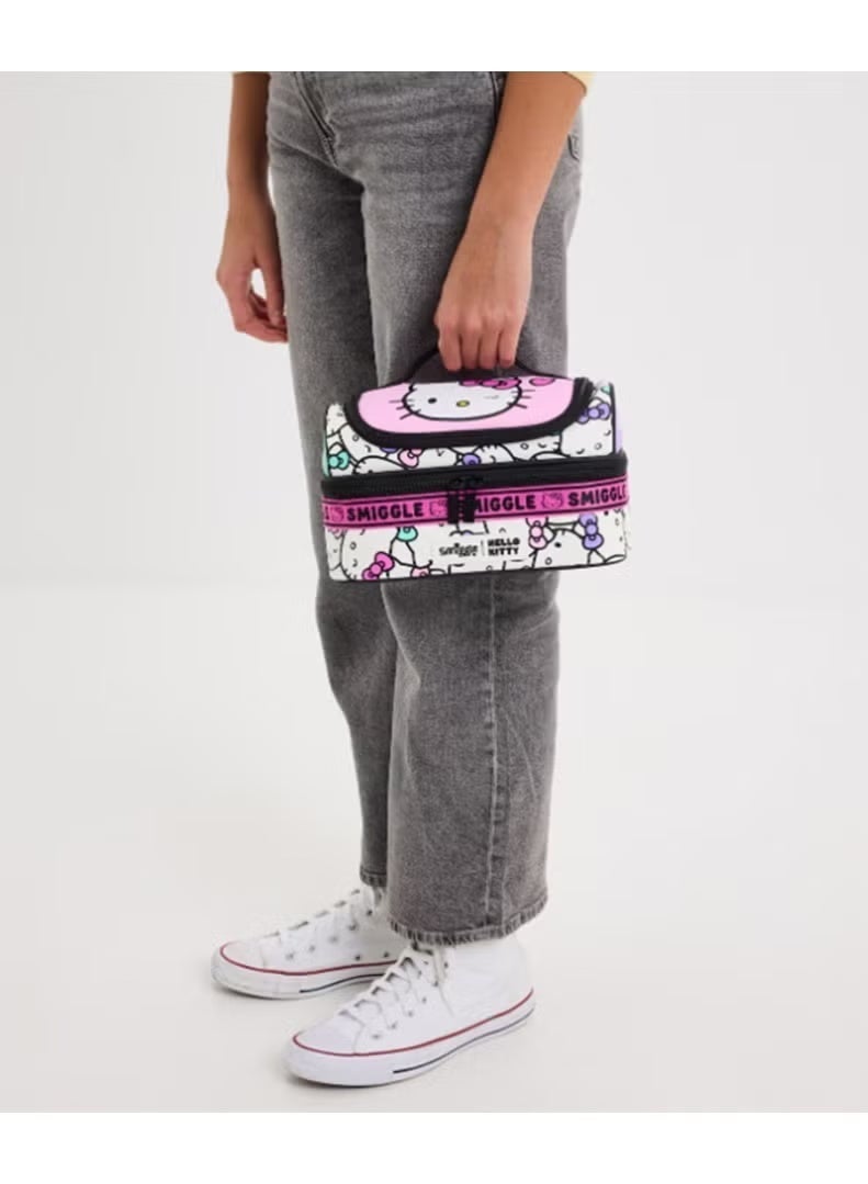 Smiggle x Hello Kitty Double-Layer Insulated Bento Bag - Cute Cartoon Lunch Bag - Image 2