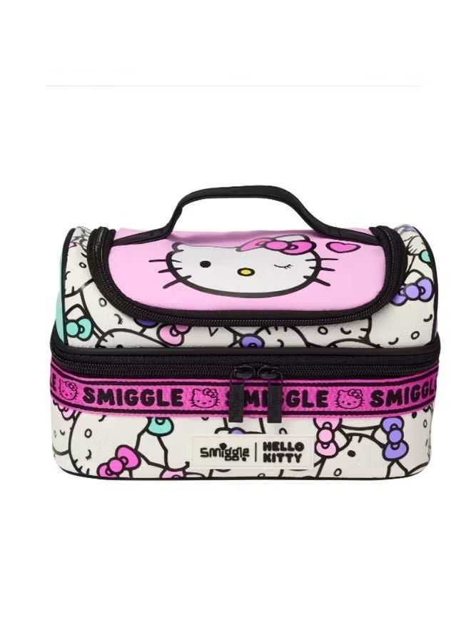 Smiggle x Hello Kitty Double-Layer Insulated Bento Bag - Cute Cartoon Lunch Bag - Image 1