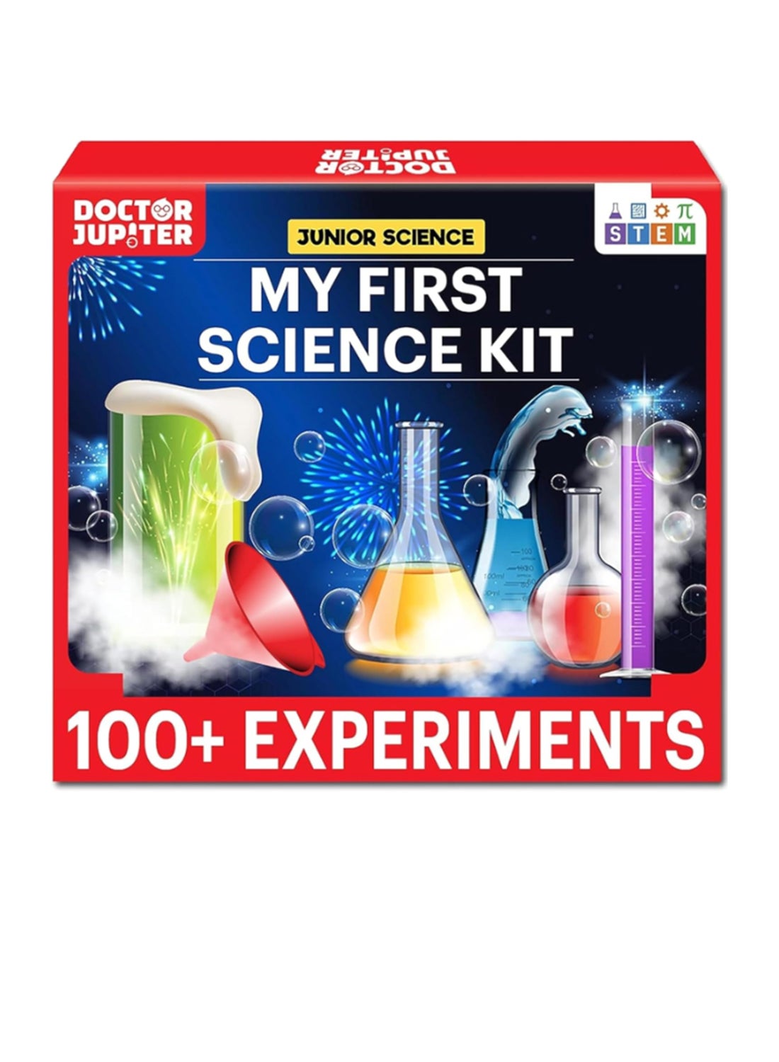 Doctor Jupiter Toy Science Kit for Boys & Girls Ages 4-5-6-7-8 | Birthday Gifts for 4+ Year Kids | Learning & Educational Toys | 100+ Experiments Science Kit