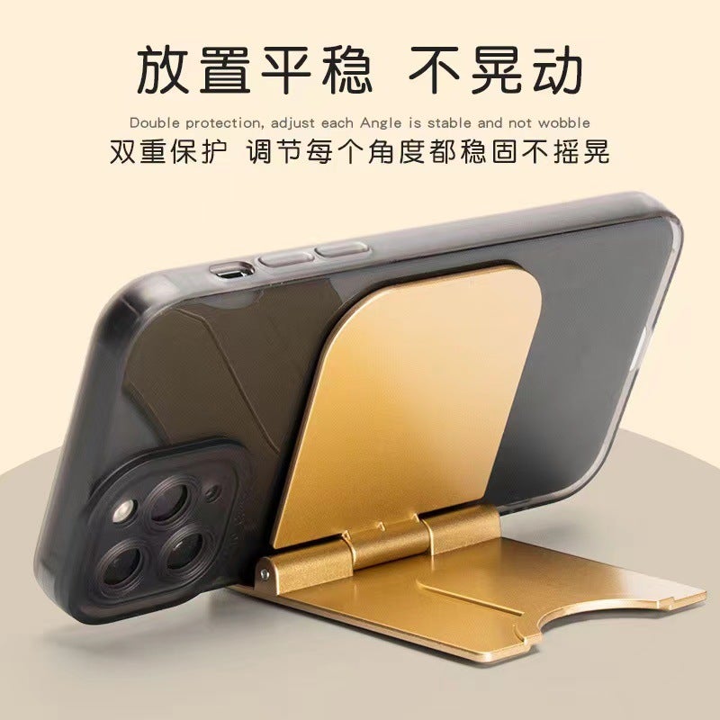 Desktop Foldableable Compact Design Logo Multi-Angle Adjustable Rotating Lazy Holder Universal Mobile Phone Holder - Image 4