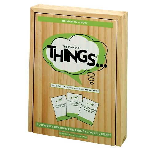 PlayMonster Game of THINGS Hilarious Party Game  You Wont Believe the THINGS You Hear  Ages 14 - Image 1