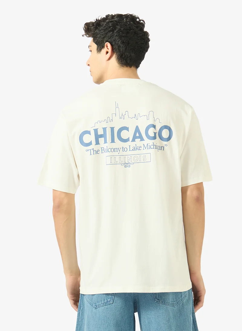 Ripples Mens Drop Shoulder T-shirt