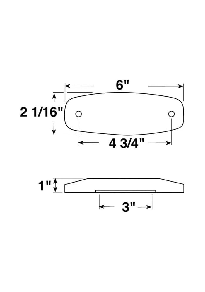 Peterson Manufacturing M130A Amber Side Marker Light - Image 2