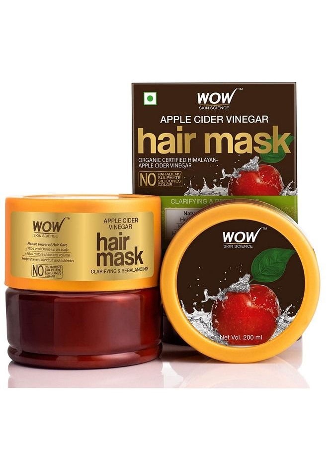 WOW Skin Science - Apple Cider Vinegar Hair Mask For Dandruff & Hair Growth - 200ml - Image 1