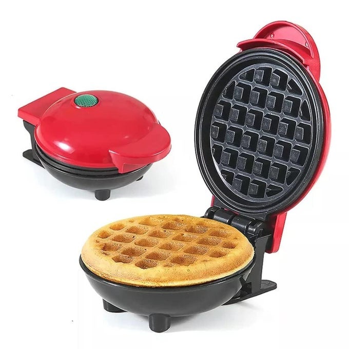 WAFFLE MAKER WAFFLE MAKER MACHINE WAFFLES MAKER MINI WAFFLE MAKER WAFFLE MACHINE WAFFLE IRON WAFFLES MAKER MACHINE MINI WAFFLE MAKER FOR HOME WAFFLE MAKER ELECTRIC WAFFLE MAKER RED