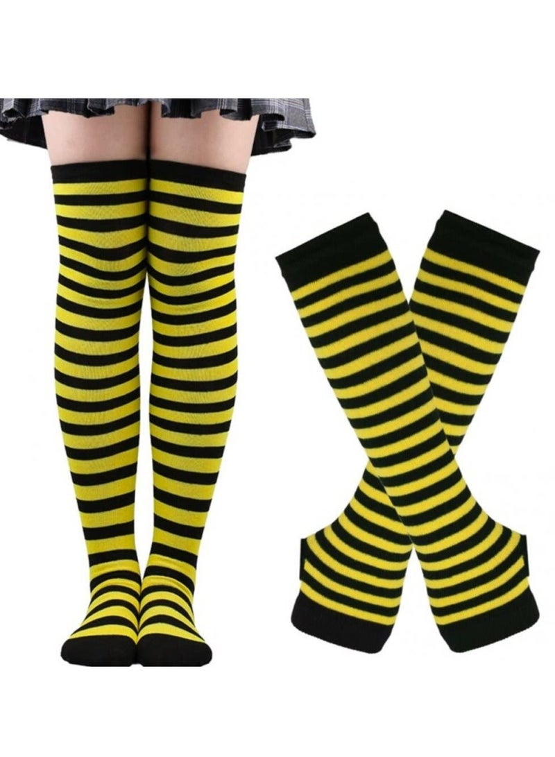Bee Costume Set, Bee Costume Accessories Set, for Cosplay Party Costume, Bee Tutu Costume for Adults, for Cosplay Party Costume, L Size - Image 3