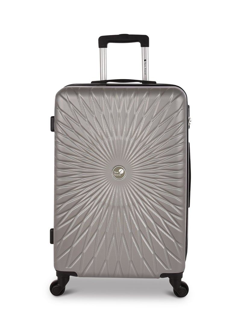 NEW TRAVEL New Travel ABS Luggage Set, Trolley Travel Bag with Carry On Cabin and Checked In Sizes, Combination Lock and 4 Wheels, Lightweight and Durable, Size 20/24/28, NT803/3P  - Image 2