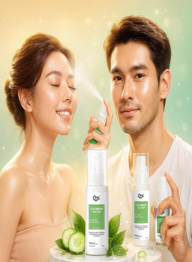 QUAT Cucumber Face Toner ? Pore Tightening, Oil Control & Cooling Hydration - Image 3
