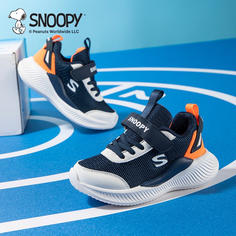 Snoopy Large Children'S Sneaker 2025 Spring New Arrival Boys All-Match White Shoes Girls Soft-Sole Breathable Fashionable Shoes - Image 2