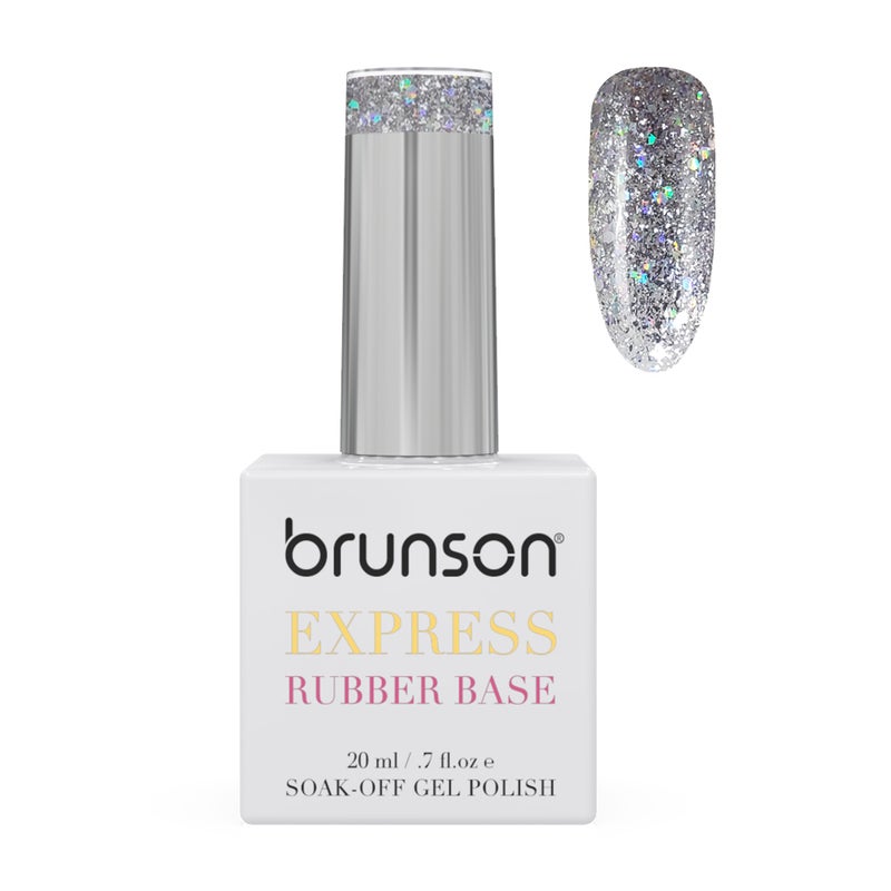 brunson TPO free Rubber Base Gel polish 20ml Soak Off Base Coat for Nail Strengthening Long Lasting Gel Polish Base for Chip Free Shine Brittle Nails UV Rubber base Russian manicure Non Yellowing salon manicure - Image 1