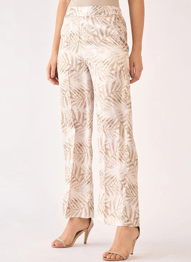 Salt Attire SALT ATTIRE Women Floral Printed Smart Trousers
