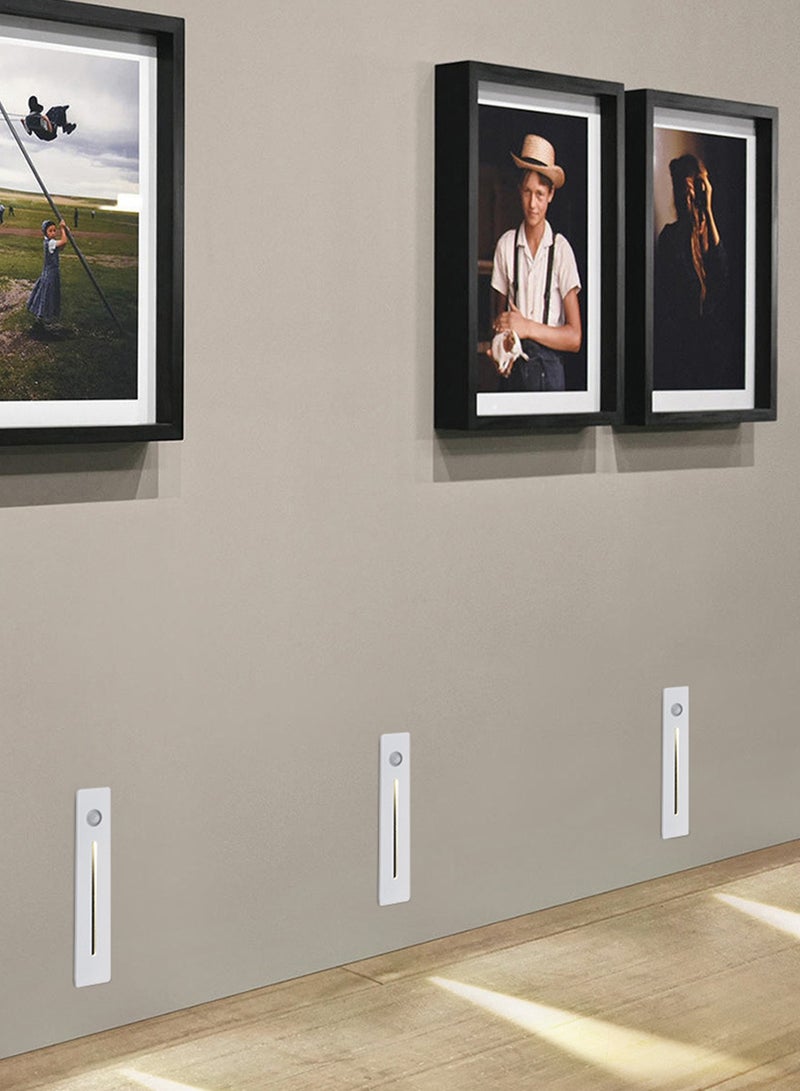 Sharpdo Wall Embedded LED Smart Sensor Light IP65 Waterproof Motion Sensor Lamp For Bedroom Living Room Corridor Night Light Matte White - Image 4