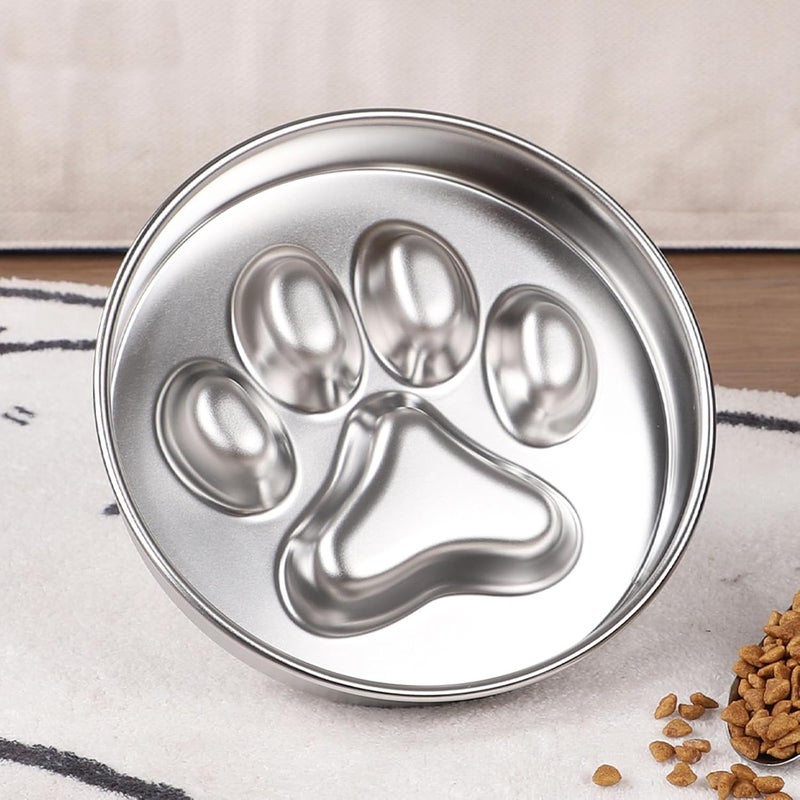 Slow Feeder Dog Bowl, Raised Maze Design for Slower Eating Stainless Steel Dog Bowls, Metal Slow Feeder Bowl with Non Slip Base 2 Cup Capacity for Small Medium Breeds - Image 2