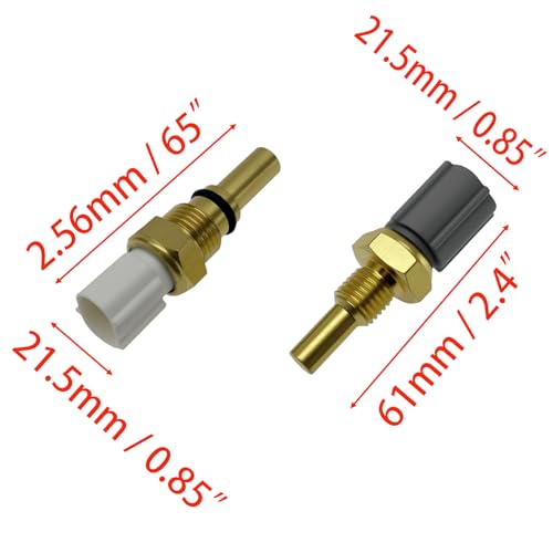 HYNYHT Coolant Temperature Sensor + Radiator Coolant Fan Switch 8942833010+8942220010 Compatible with GS300 GS400 GS430 LS400 Camry Celica MR2 RAV4 Solara Supra - Image 2
