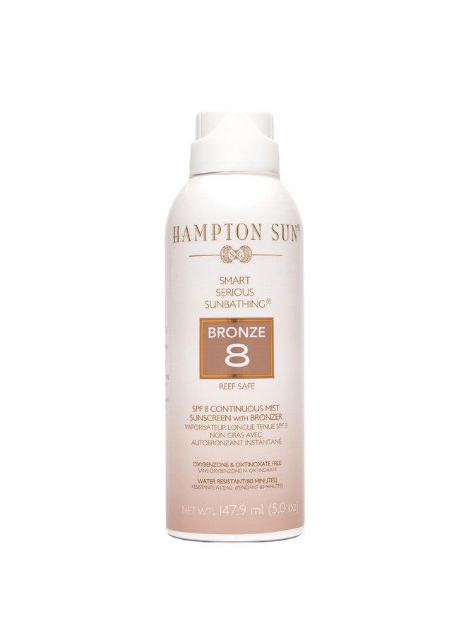 Hampton Sun Spf 8 Bronze Continuous Mist Sunscreen 5 Oz - Image 1