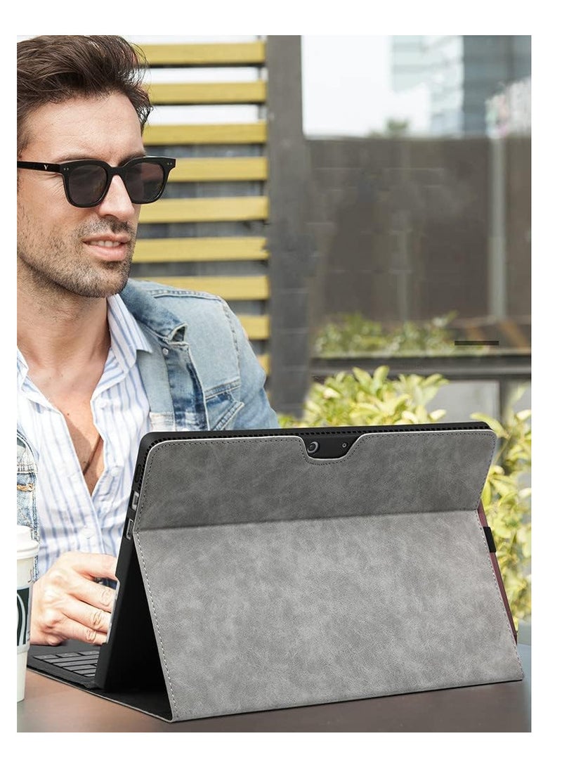 Protective Case for Microsoft Surface Pro 9\10\11 Tablet, Surface pro 9\10\11 (13 inch) Case Cover, Compatible with Type Cover Keyboard, Business Cover with Pen Holder Accessories (Black) - Image 3