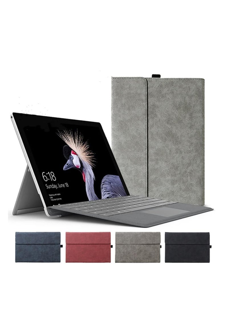 Protective Case for Microsoft Surface Pro 9\10\11 Tablet, Surface pro 9\10\11 (13 inch) Case Cover, Compatible with Type Cover Keyboard, Business Cover with Pen Holder Accessories (Black) - Image 2