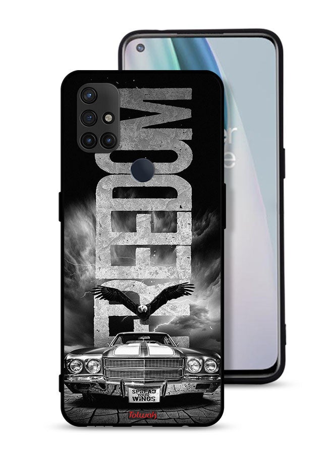 Tolwak OnePlus Nord N10 5G Protective Case Cover Freedom Art - Image 1