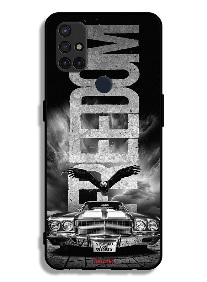 Tolwak OnePlus Nord N10 5G Protective Case Cover Freedom Art - Image 2