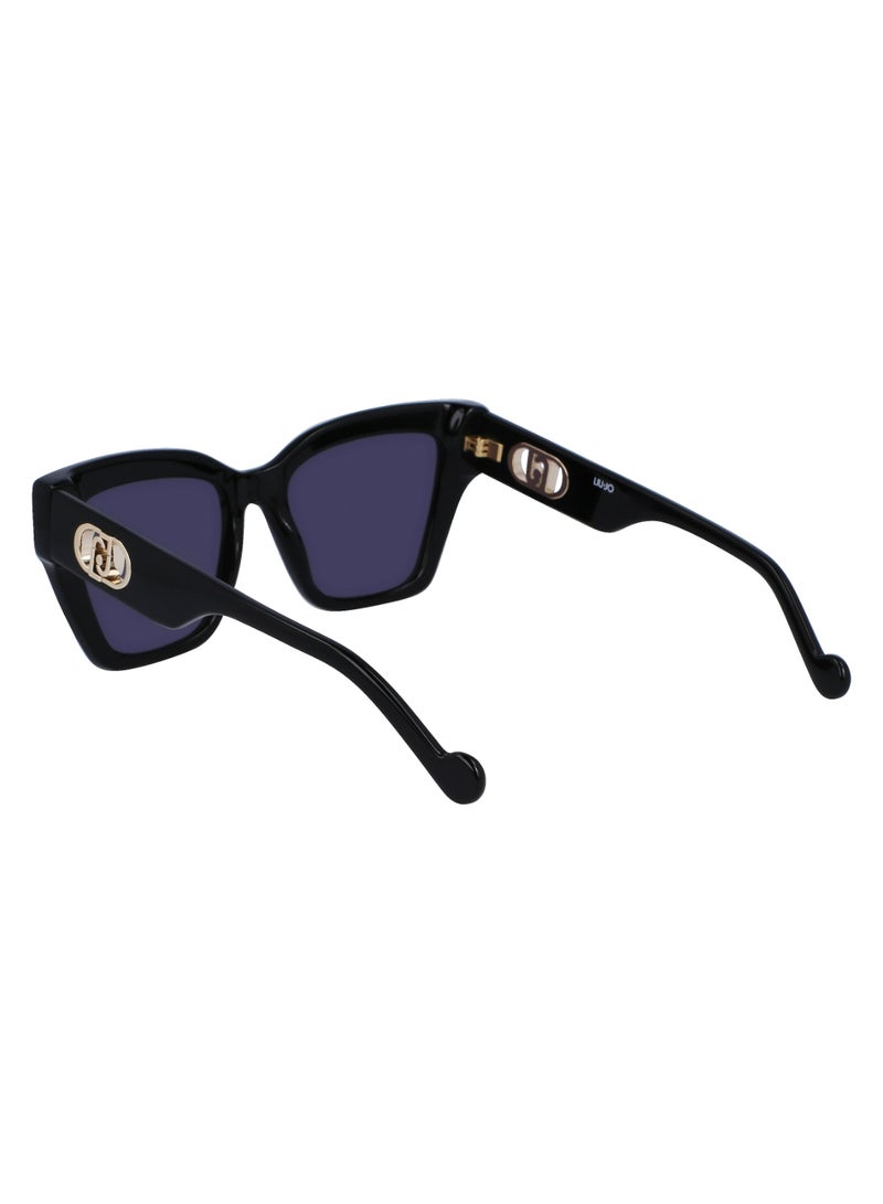 Liu Jo نظارات شمسية ليجو LJ777S 5318 (001) سوداء بإطار كامل من الأسيتات - Image 5
