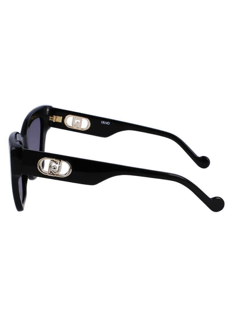Liu Jo نظارات شمسية ليجو LJ777S 5318 (001) سوداء بإطار كامل من الأسيتات - Image 4
