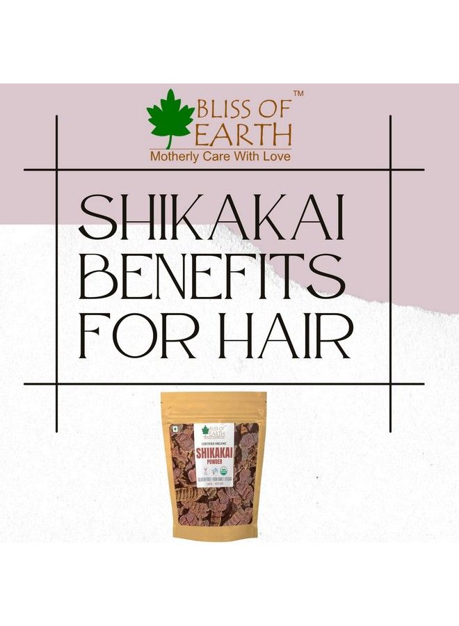 BLISS OF EARTH Organic Shikakai Powder For Hair Growth (3X453Gm) - Image 3