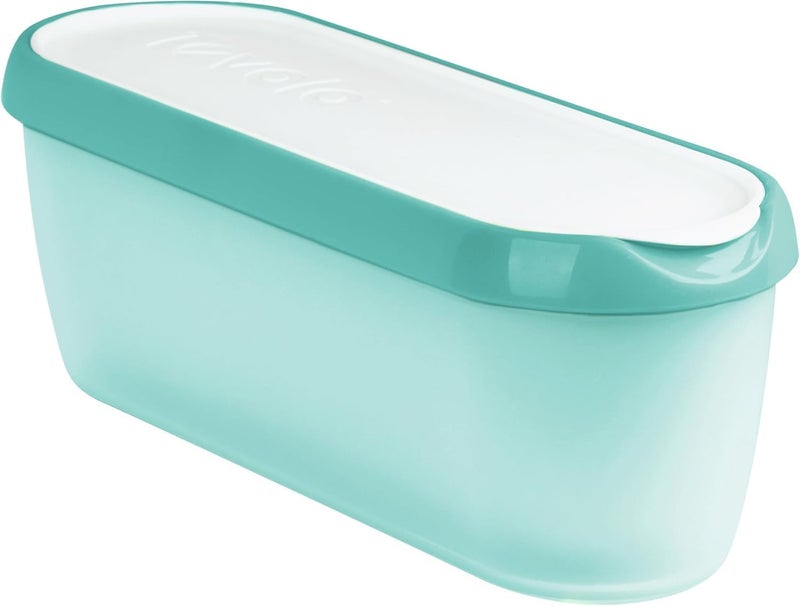 توفولو علبة آيس كريم Glide-A-Scoop قابلة لإعادة الاستخدام، بنكهة “Tropical Breeze”، خالية من مادة BPA، مناسبة لتخزين الآيس كريم في الفريزر، صغيرة الحجم وآمنة للاستخدام في غسالة الأطباق (سعة 1.5 لتر). - Image 1