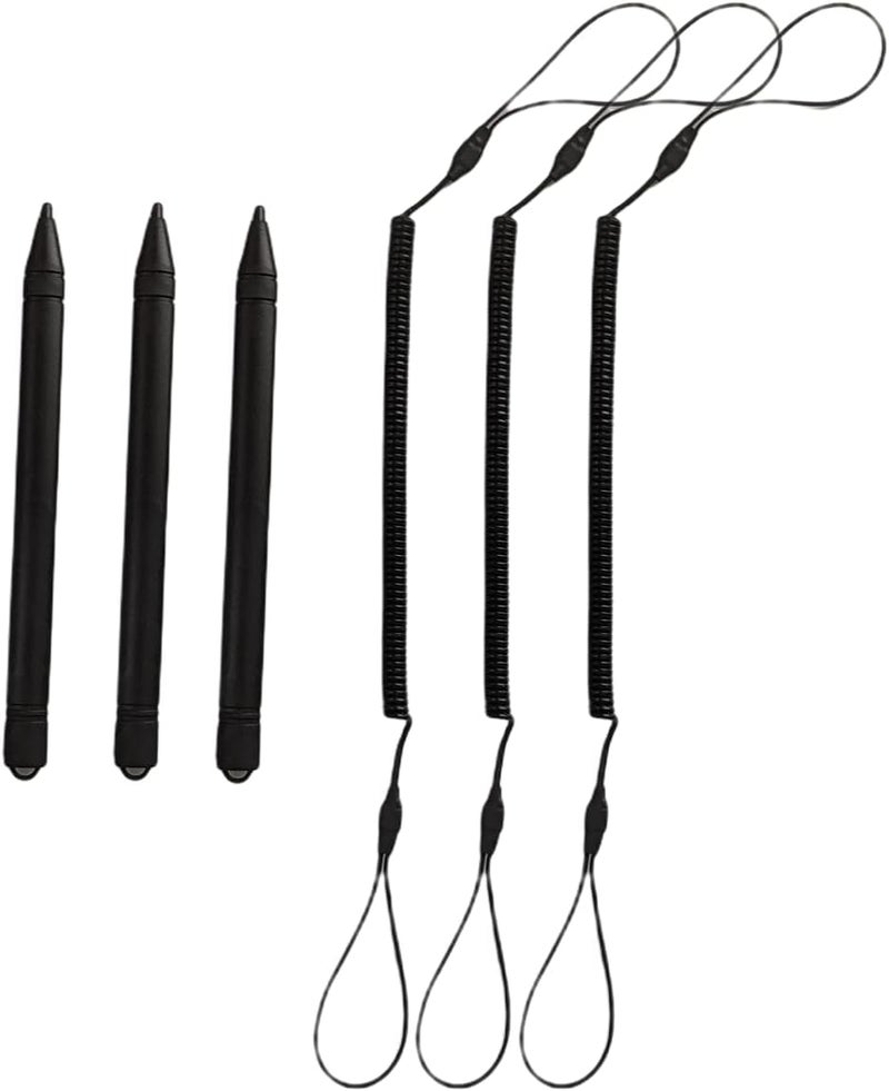 ELEMENT 115 3-Pack Replacement Stylus Pen for Boogie Board LCD Writing Tablet Pack of 3 with 3 Elastic Coil Strings to Attach Pens to Board (Drawing Pad NOT Included) - Image 1