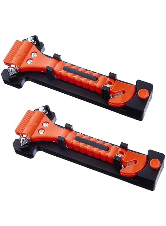 Generic Emergency Seat Belt Cutter and Window Hammer Tool, Car Accessories, 2 Pack  - Image 1