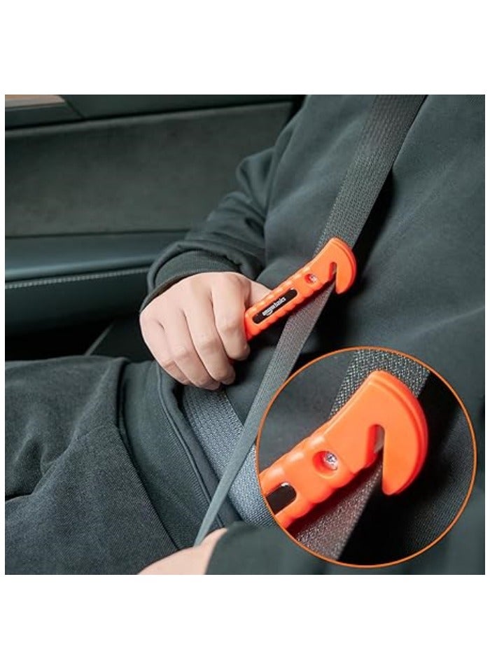 Generic Emergency Seat Belt Cutter and Window Hammer Tool, Car Accessories, 2 Pack  - Image 5