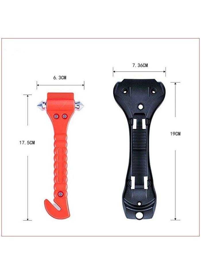 Generic Emergency Seat Belt Cutter and Window Hammer Tool, Car Accessories, 2 Pack  - Image 4