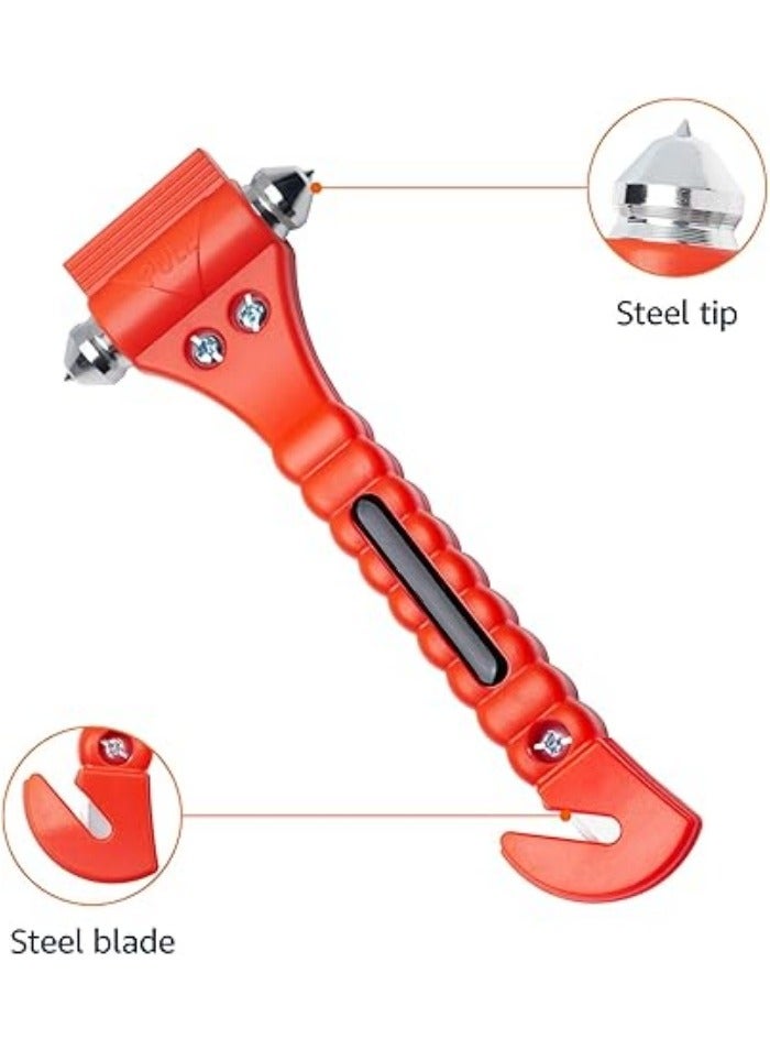 Generic Emergency Seat Belt Cutter and Window Hammer Tool, Car Accessories, 2 Pack  - Image 2