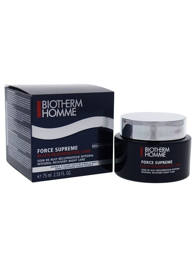 BIOTHERM كريم العناية المتجددة للرجال فورس سوبريم بلاك 2.53 أونصة - Image 3