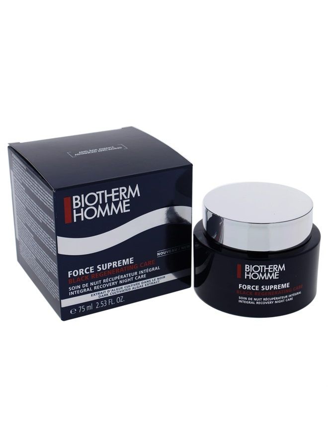 BIOTHERM كريم العناية المتجددة للرجال فورس سوبريم بلاك 2.53 أونصة - Image 4