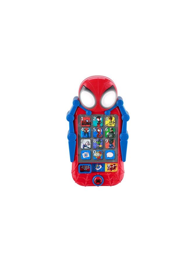eKids Spidey And His Amazing Friends Toy Phone Toddler Toys With Built In Preschool Learning Games Educational Toys For Toddler Activities And Pretend Play For Fans Of Spiderman Toys And Gifts - Image 1