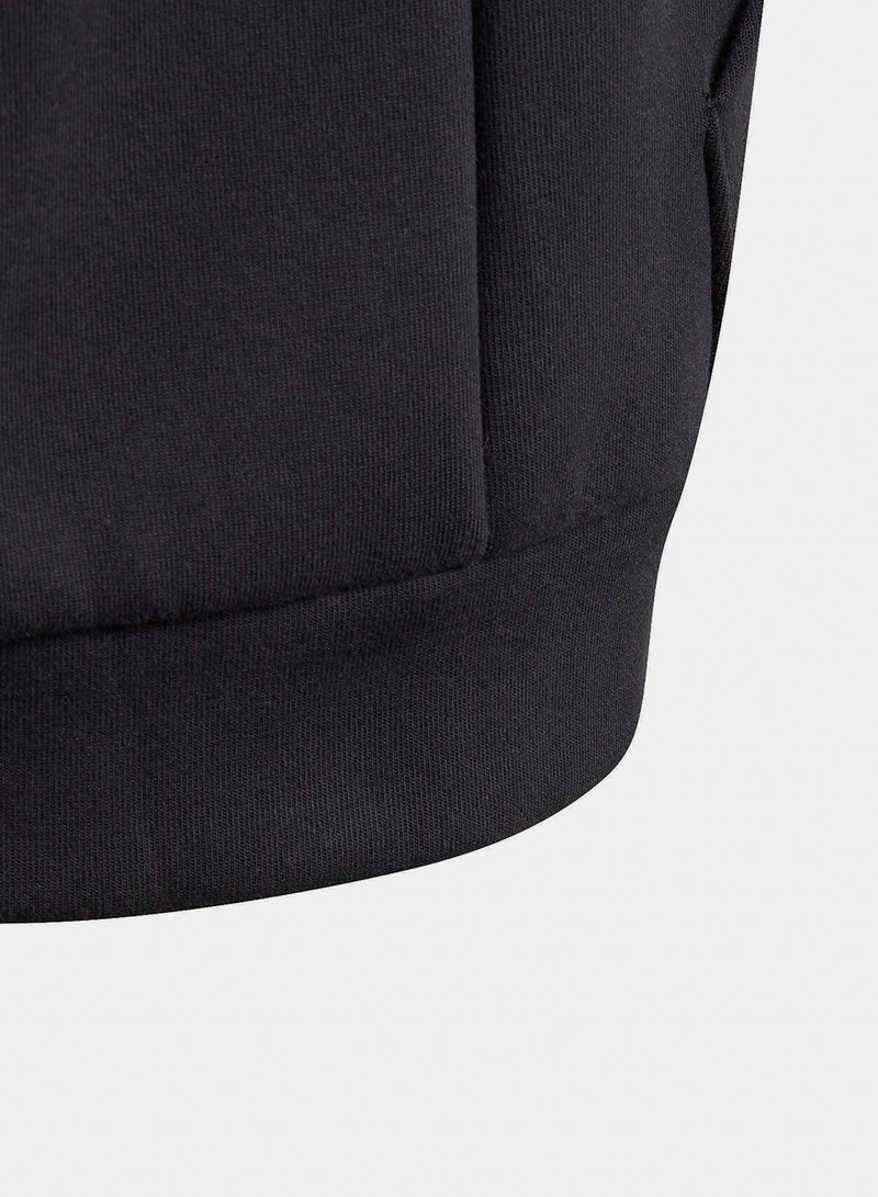 Adidas 3 Stripes Double Knit Full-Zip Hoodie - Image 5