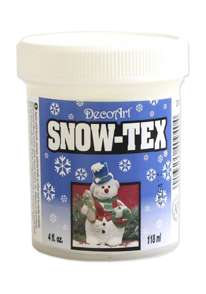 DecoArt Snow-Tex Texturizing Medium - 4 Ounce Acrylic Craft Paint