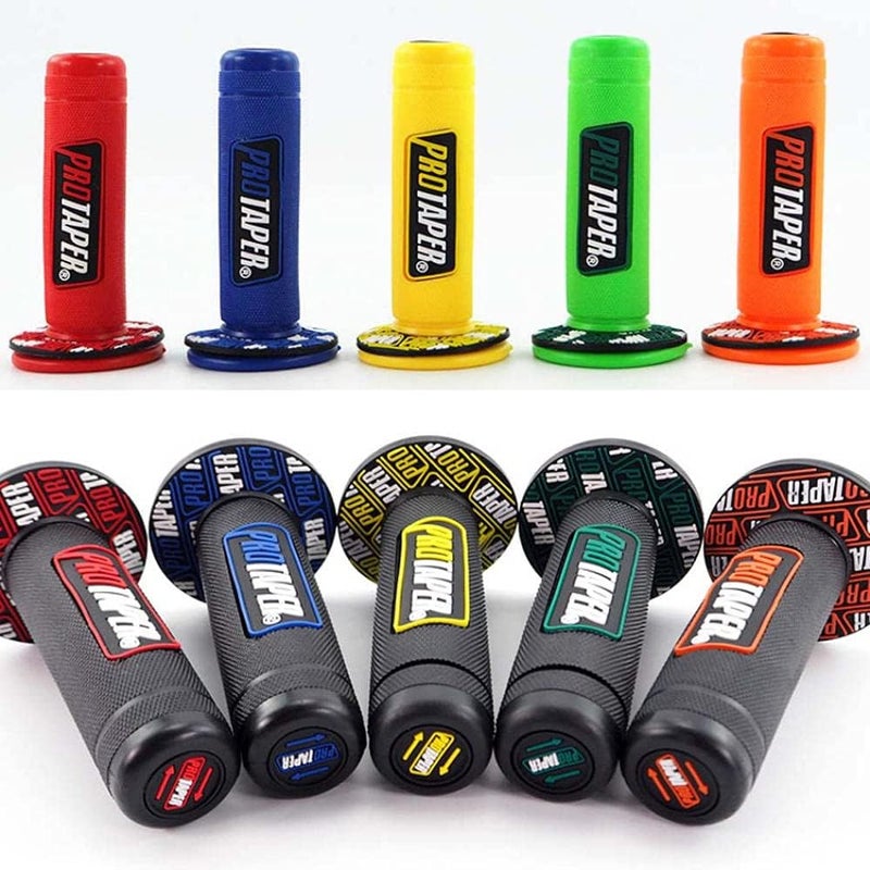 CWWNB 10 color Handlebar Grip Gel Brake Handle Rubber for 7/8 Motorcycle For CRF EXC YZF Protaper Pro taper Motocross Dirt Pit-Black - Image 3